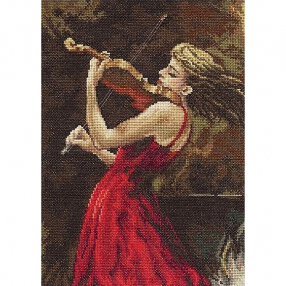 Набор для вышивания РТО арт.M440 Скрипачка 24х33 см
