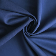 Ткань Сатин стрейч 180 г кв.м  55% вискоза, 43% полиэстер, 2% спандекс шир.147 см арт.Р.15142.02 цв.02 синий уп.25м