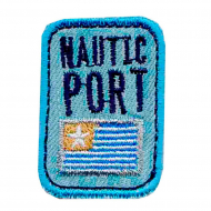 Термоаппликация HKM "Морской порт цвет джинсовый"