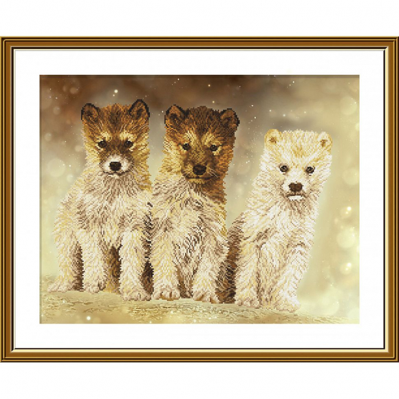 Набор для вышивания мулине НОВА СЛОБОДА арт.СР3261 Вместе весело шагать 38х30 см