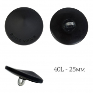 Пуговицы пластик TBY.J.1604A цв.01 черный 40L-25мм, на ножке, 36шт Пуговицы пластик TBY.J.1604A цв.01 черный 40L-25мм, на ножке, 36шт