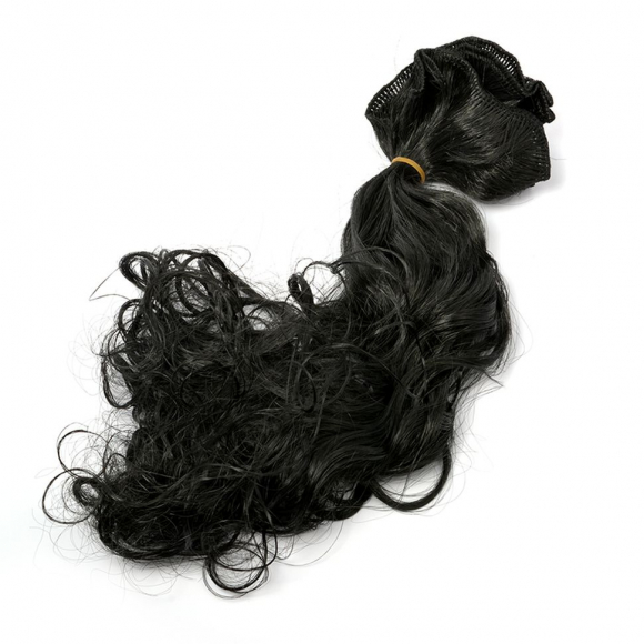 Трессы кудри арт.TBY.36818 цв.P103 черный B-50 см, L-30см уп.2шт