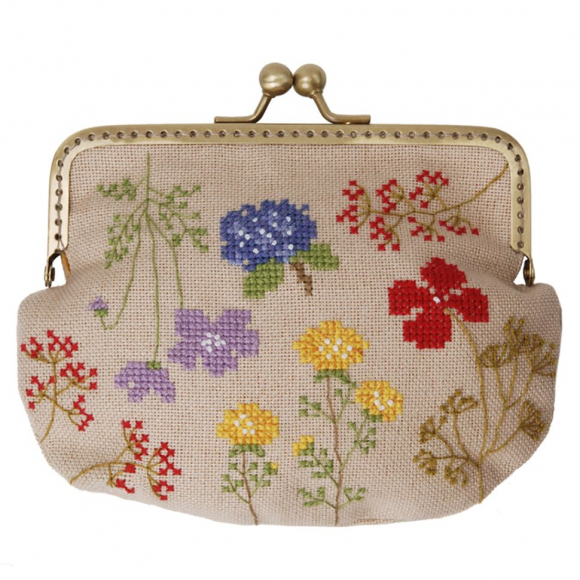 163837_Набор для вышивания кошелька "Разноцветье"