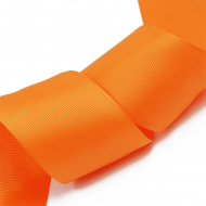 Лента Ideal репсовая в рубчик шир.50мм цв. 751 ярк.оранжевый уп.27,42м