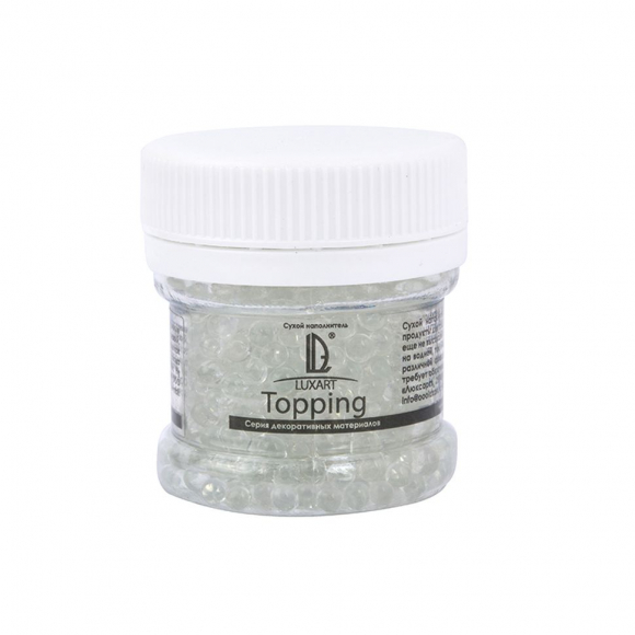 Декоративная присыпка (топпинг) LUXART Topping арт.STR.TP07V25 микросферы (3-3.5 мм) 25 мл