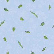 Ткань для пэчворка PEPPY Полевые Цветы 135 г/м? 100% хлопок цв.ПЦ-21 голубой уп.50х50 см