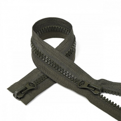 Молния MaxZipper трактор №8 2 замка усил.зв., 75см, цв.F328 хаки уп.50шт