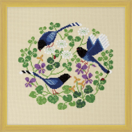 171589_Набор для вышивания "Тайваньская голубая сорока"