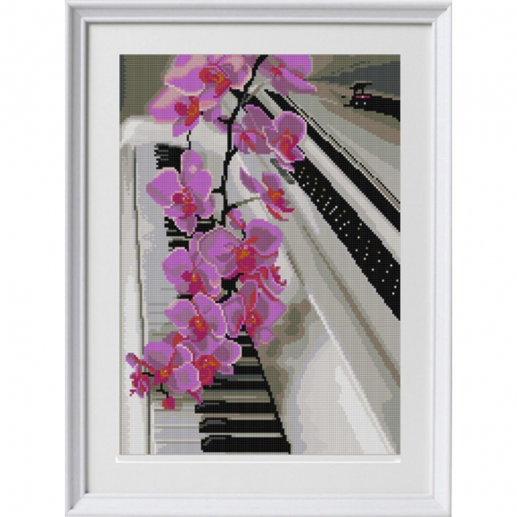 Рисунок на ткани КОНЁК арт. 1368 Цветочный блюз 29х39 см