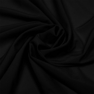 Ткань Софт Ниагара 80 г кв.м 96% полиэстер, 4% спандекс шир.150 см арт.TBY.1801.3 цв.3 черный уп.1м