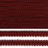 Тесьма TBY Шанель плетеная шир.12мм 0384-0016 цв.048 бордо уп.18,28м
