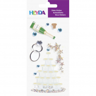 92080_Наклейки "Вечеринка с шампанским", стикеры с декоративными элементами