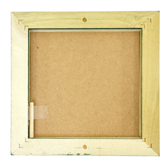 101750_Рамка деревянная цвет зеленый с ручной росписью 101750_Рамка деревянная цвет зеленый с ручной росписью