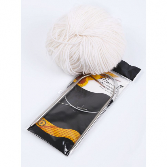 Спицы круговые для вязания на тросиках Maxwell Black арт.60-60 6,0 мм /60 см