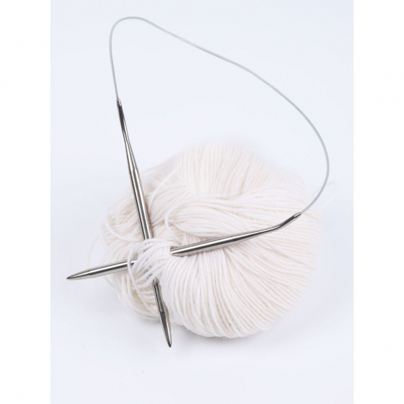 Спицы круговые для вязания на тросиках Maxwell Black арт.60-60 6,0 мм /60 см