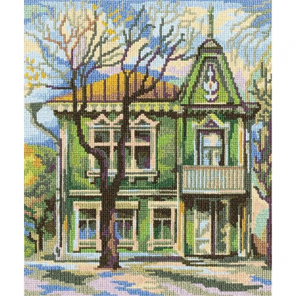 Набор для вышивания РТО арт.M416 Тихий вечер 20х25 см