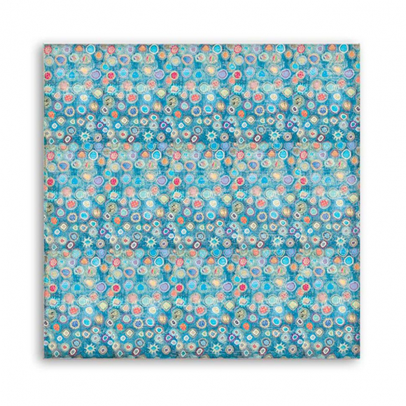 Бумага двухсторонняя для скрапбукинга "Новогодний пэчворк"