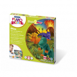 FIMO kids form&play Дино, состоящий из 4-ти блоков по 42г, уровень сложности 3, арт.8034 07 LZ