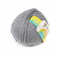 Пряжа для вязания ПЕХ Детский каприз (50% мериносовая шерсть, 50% фибра) 10х50г/225м цв.048 серый