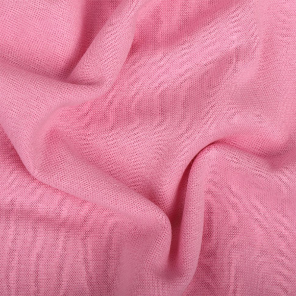 Ткань трикотаж Рибана с лайкрой 215г опененд 80-90см роза 15-2215 уп.3м