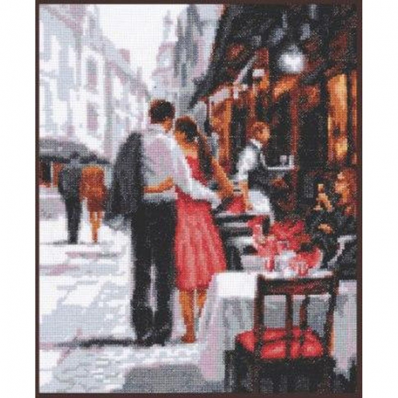 Набор для вышивания ПАЛИТРА арт.11.008 Романтическое настроение 20х26 см