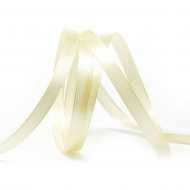 Лента атласная 6мм цв.3008 бл.песочный IDEAL уп.27,4 м