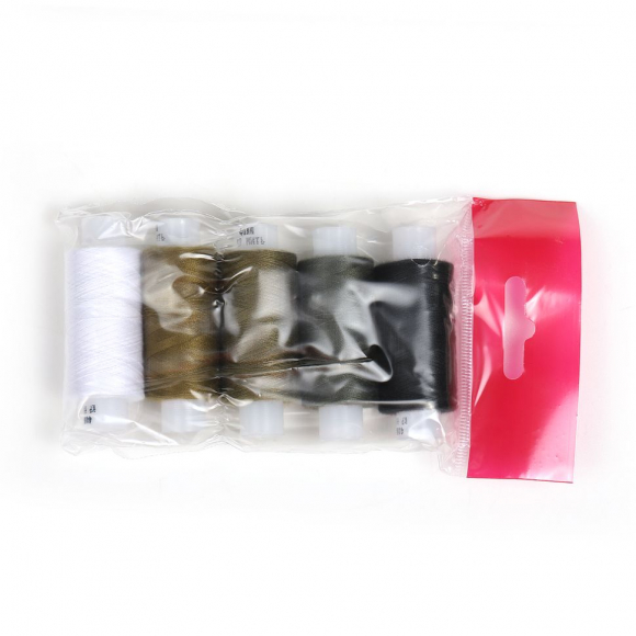 Набор швейных ниток 40ЛШ Армейский 200м уп.5шт (Кр.Н)