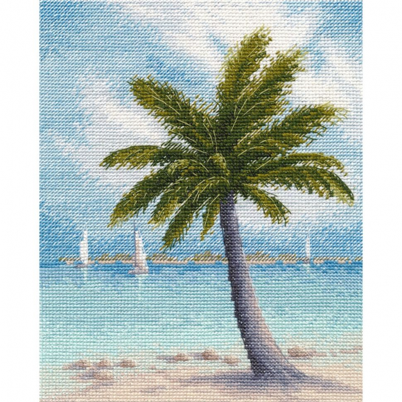 Набор для вышивания ОВЕН арт. 1469 Тропическе море 18х22 см Набор для вышивания ОВЕН арт. 1469 Тропическе море 18х22 см