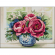 Картина стразами "Пионы на окне" Картина стразами "Пионы на окне"