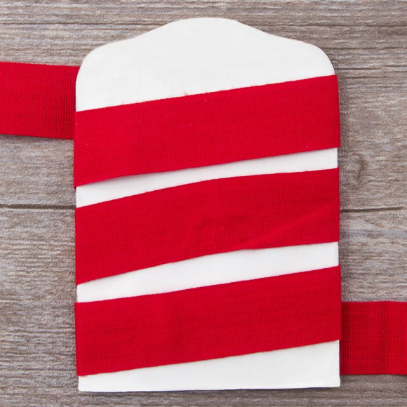 32169_Тесьма киперная хлопковая на блистере SAFISA, 25 мм, 2 м , цвет 14, красный 32169_Тесьма киперная хлопковая на блистере SAFISA, 25 мм, 2 м , цвет 14, красный