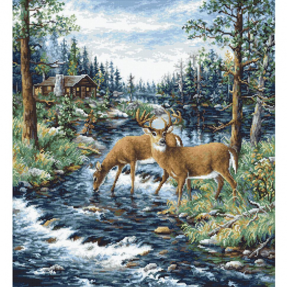 Набор для вышивания LUCA-S арт. G606 Тихое утро 24х26,5см