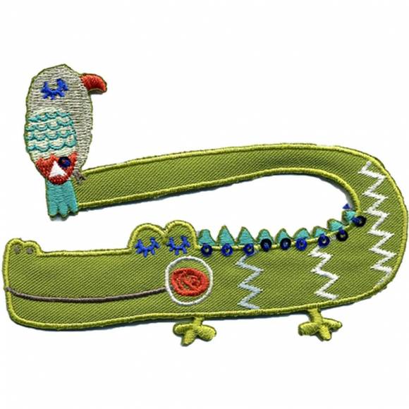 Термоаппликация HKM "Крокодил и попугай"