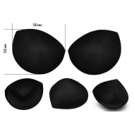 Чашечки корсетные TBY-11.03 с эффектом push-up р.one size цв. черный уп.10 пар