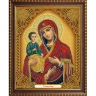 Набор для изготовления картин АЛМАЗНАЯ ЖИВОПИСЬ арт.АЖ.5043 Икона Троеручица 22х28 см