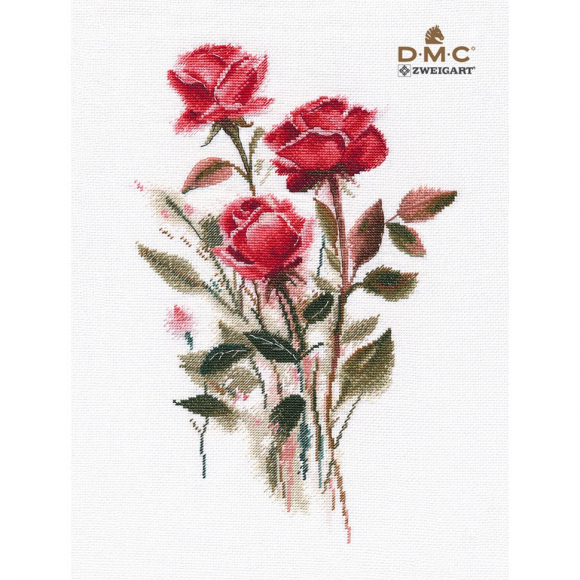 Набор для вышивания ОВЕН арт. 1392 Розы 20х31 см Набор для вышивания ОВЕН арт. 1392 Розы 20х31 см
