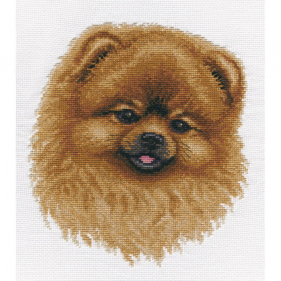 Набор для вышивания PANNA арт. J-1478 Шпиц 17х20,5 см Набор для вышивания PANNA арт. J-1478 Шпиц 17х20,5 см