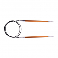 47154 Knit Pro Спицы круговые для вязания Zing 2,75мм/100см, алюминий