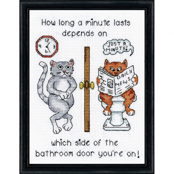 Набор для вышивания DESIGN WORKS арт.2966 Ванна 12,7х18 см