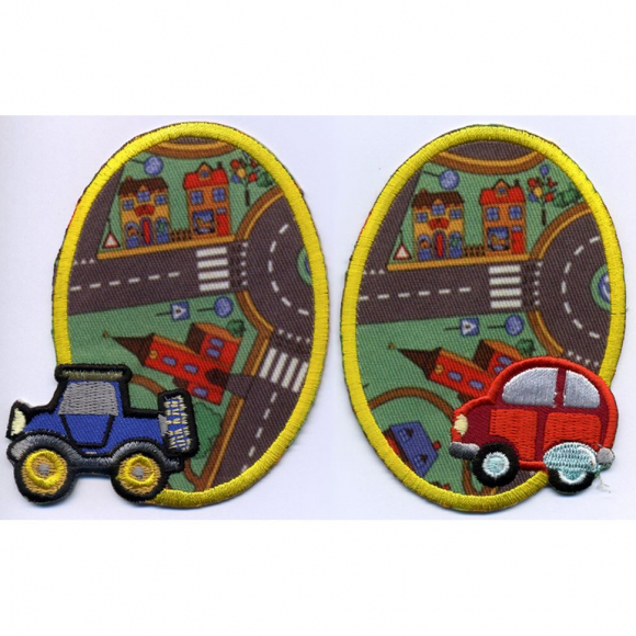 Термоаппликации HKM "Машинки в городе"
