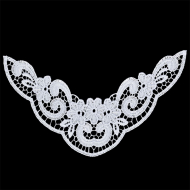 Кружевная вставка арт.TR.1286 220х120мм цв.1 белый уп.10шт