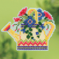 87256_Набор для вышивания "Лейка с цветами"