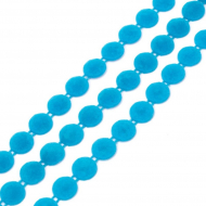 Тесьма пластиковая арт.TBY A05 цв.05 голубой ?12ммуп.9.14м