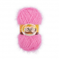 Пряжа ADELIA BRILLIANT (100% полиэстер) 10х50г/90 м цв.21 св.розовый