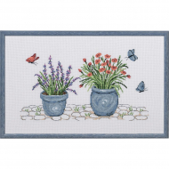 Набор для вышивания PERMIN арт.90-0423 Лаванда и гвоздика 27х44 см