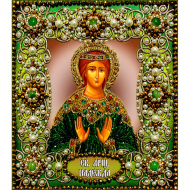 Набор для вышивания хрустальными бусинами ОБРАЗА В КАМЕНЬЯХ арт. 77-И-18 Святая Надежда 14,5х16,5 см Набор для вышивания хрустальными бусинами ОБРАЗА В КАМЕНЬЯХ арт. 77-И-18 Святая Надежда 14,5х16,5 см