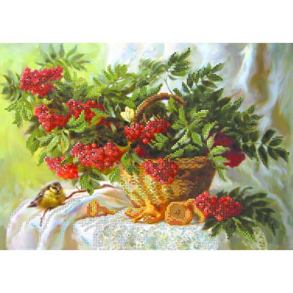 Рисунок на шелке МАТРЕНИН ПОСАД арт.37х49 - 10000 Дары осеннего леса