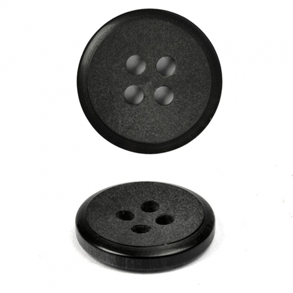 Пуговицы пластик TBY К385 (KC003) цв.008 черный 24L-15мм, 4 прокола, 144 шт Пуговицы пластик TBY К385 (KC003) цв.008 черный 24L-15мм, 4 прокола, 144 шт