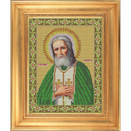 Набор для вышивания бисером GALLA COLLECTION арт.И 025 Икона Серафим Саровский 25x32 см