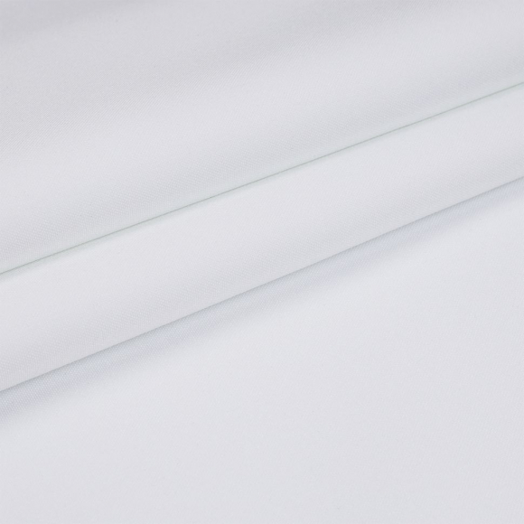 Ткань Габардин кач-во Фухуа 180 г/м? 100% полиэстер шир.150 см арт.TBY.Gbf.24102.2 цв.02 белый рул.25м