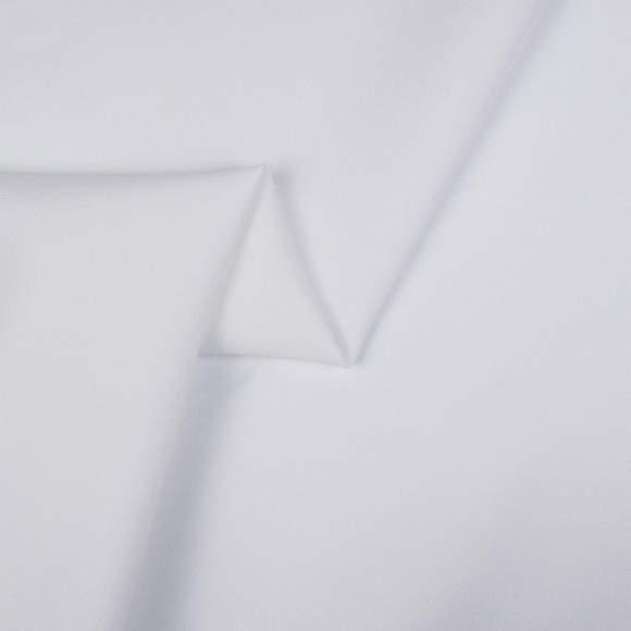 Ткань Габардин кач-во Фухуа 180 г/м? 100% полиэстер шир.150 см арт.TBY.Gbf.24102.2 цв.02 белый рул.25м